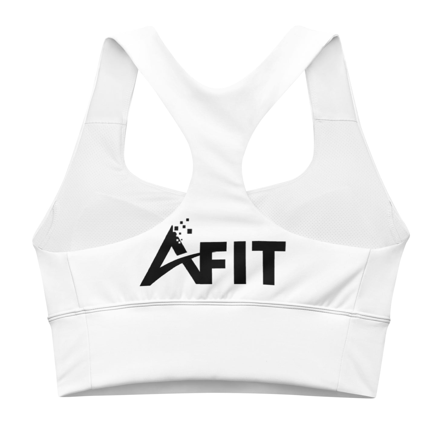 All-Over Print Recycled Longline Sports Bra