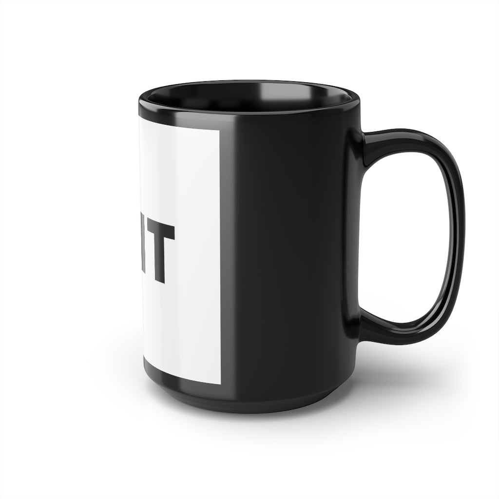 Black Mug, 15oz