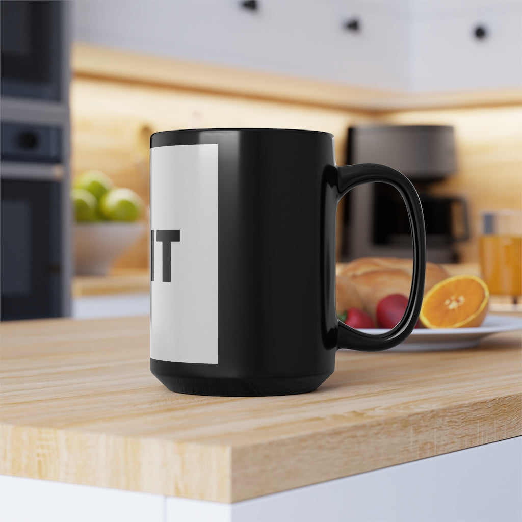 Black Mug, 15oz